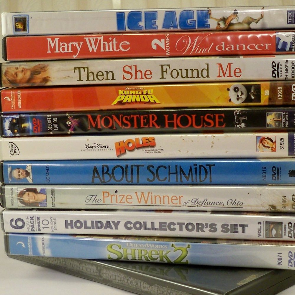 16 Assorted Fun Movies DVDs